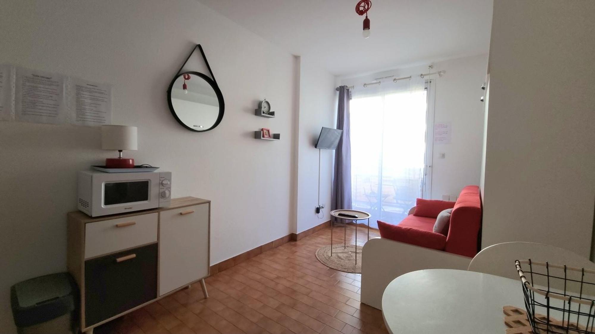 Studio Cozy En Bord De Plage Avec Vue Mer Et Wifi Canet-en-Roussillon Dış mekan fotoğraf
