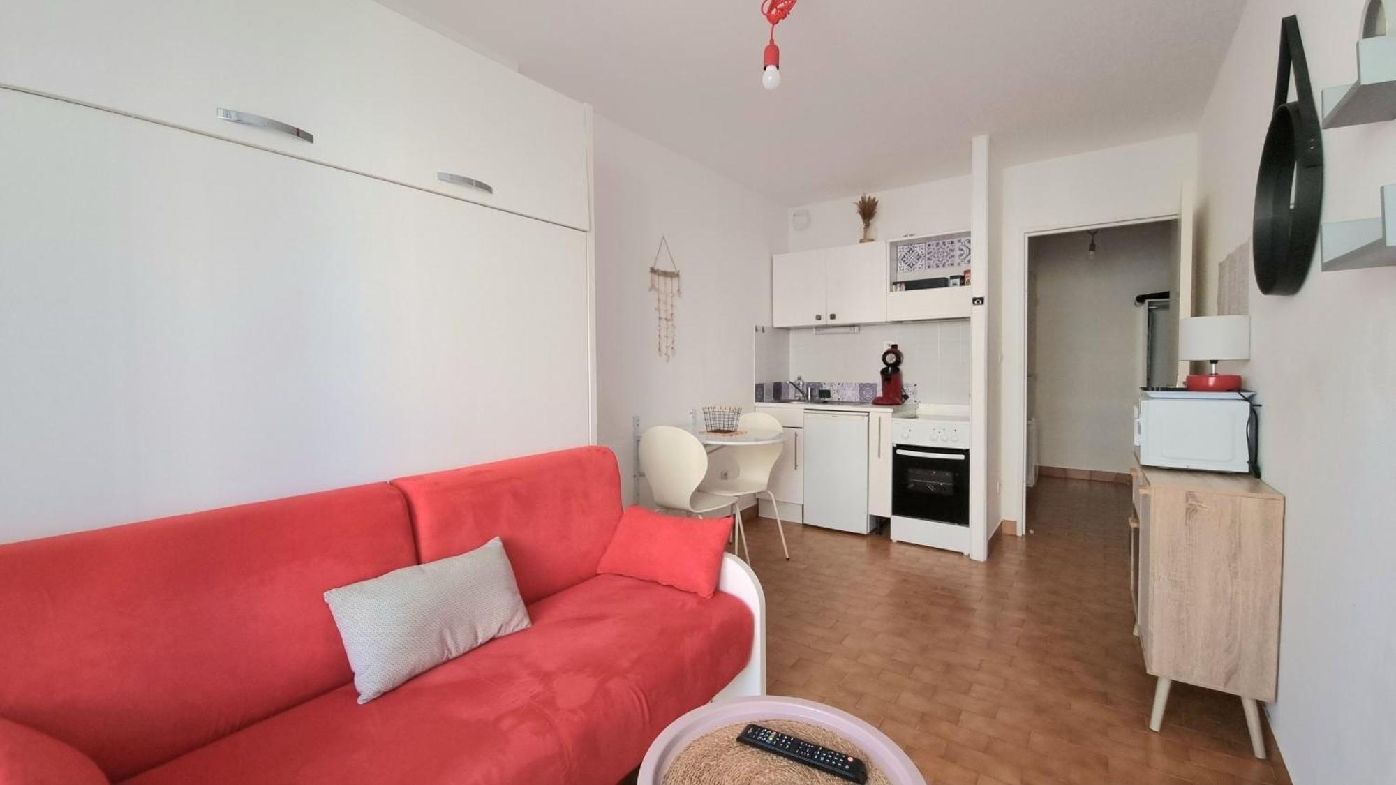 Studio Cozy En Bord De Plage Avec Vue Mer Et Wifi Canet-en-Roussillon Dış mekan fotoğraf